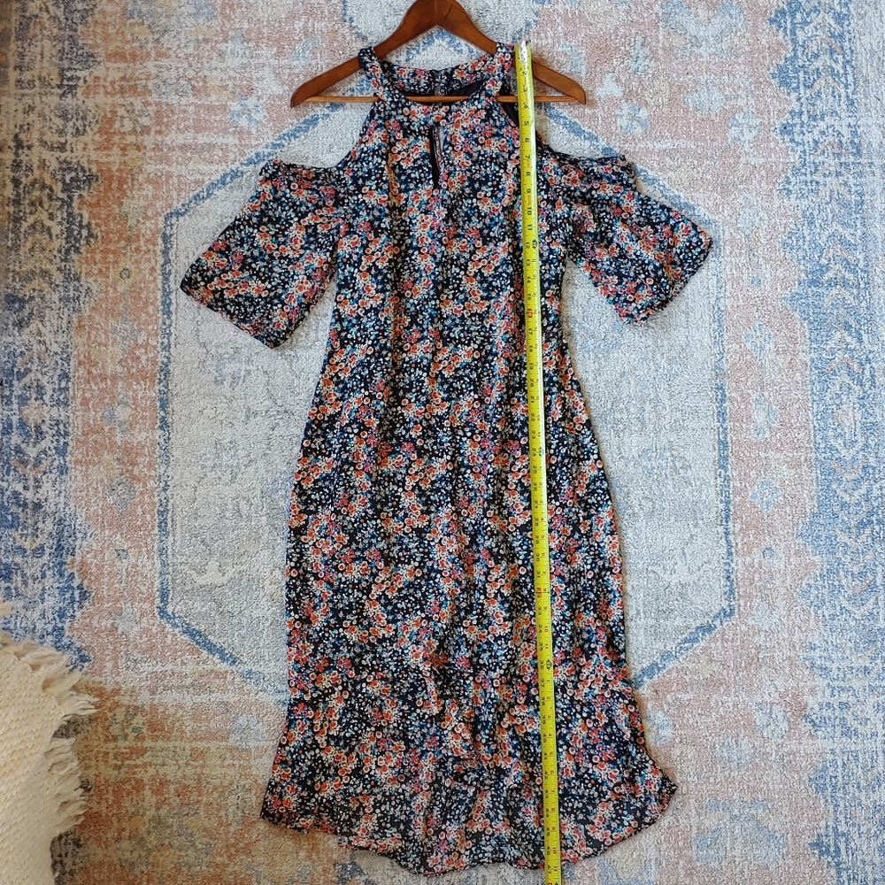 EMMA & MICHELE | Cold-shoulder Halter Dress - Picture 5 of 5